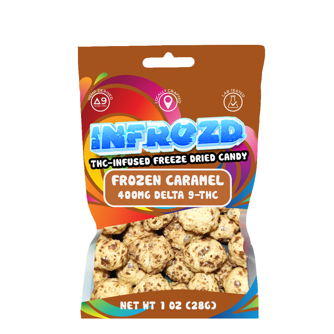 Salted Caramel Freeze Dried Delta 9 Infused - 400mg