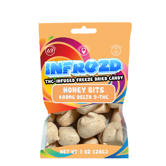 Honey Bits - Freeze Dried Candy Delta 9 Infused - 400 mg