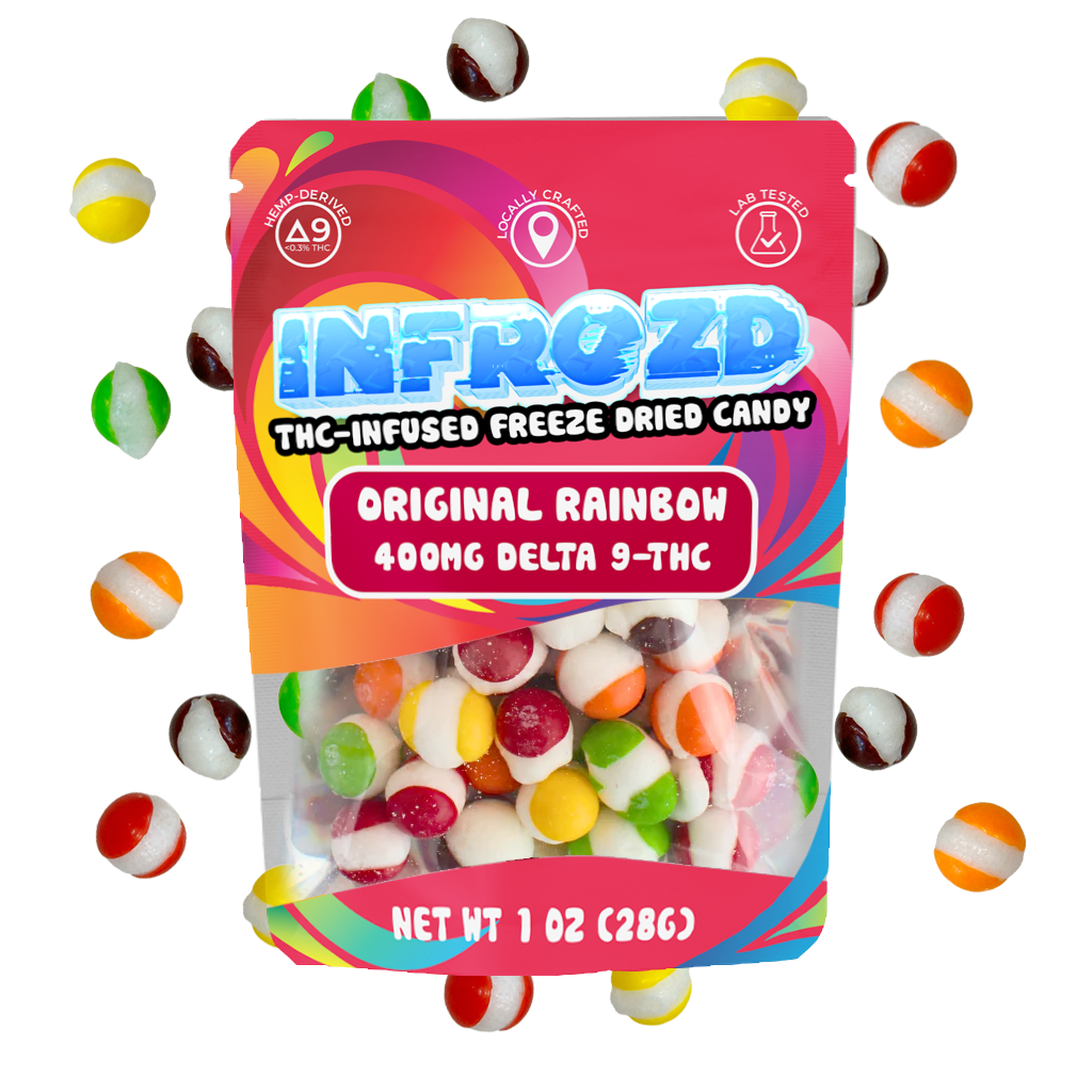 Orignal Rainbow - Freeze Dried Skttlz Candy  Delta 9 Infused - 400 mg