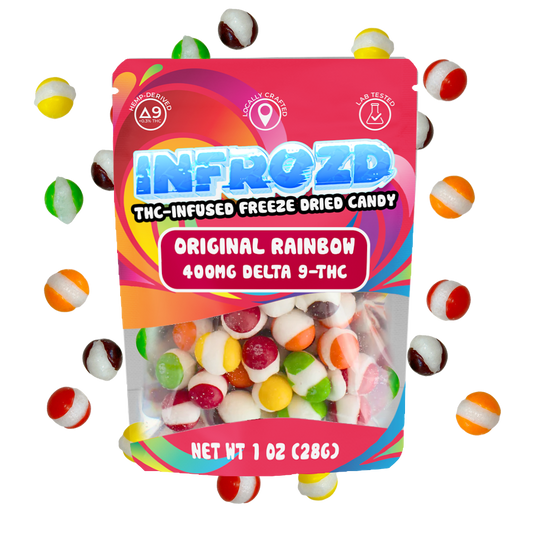 Orignal Rainbow - Freeze Dried Skttlz Candy  Delta 9 Infused - 400 mg